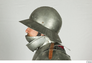  Photos Medieval Guard in mail armor 3 Medieval clothing Medieval soldier head helmet plate armor 0003.jpg